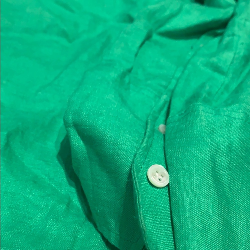 Jcrew women’s size 2 linen “perfect shirt” button